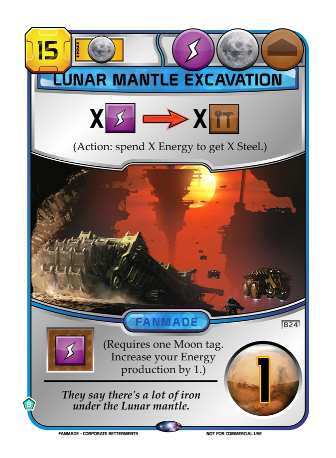 Lunar Mantle Excavation