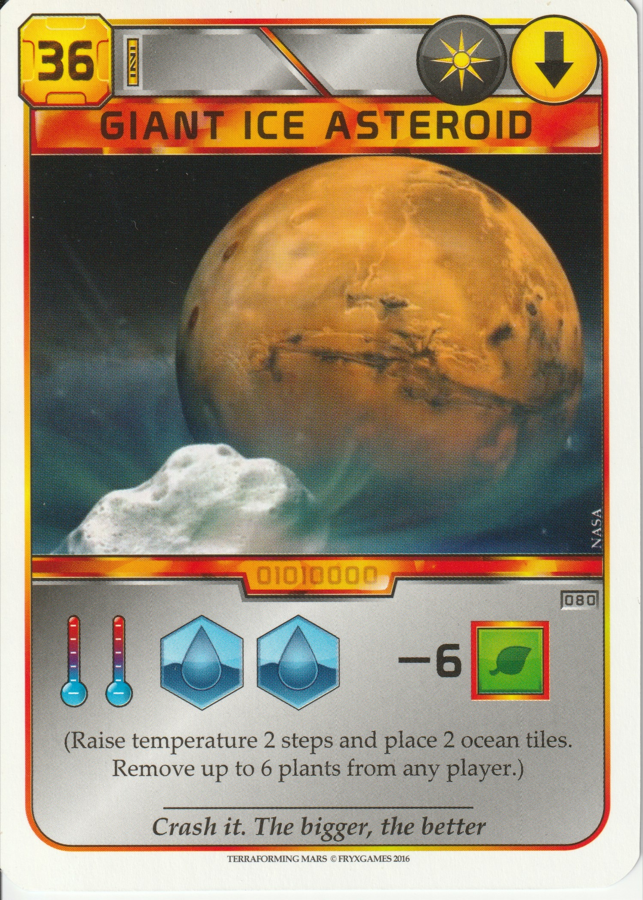 Giant Ice Asteroid