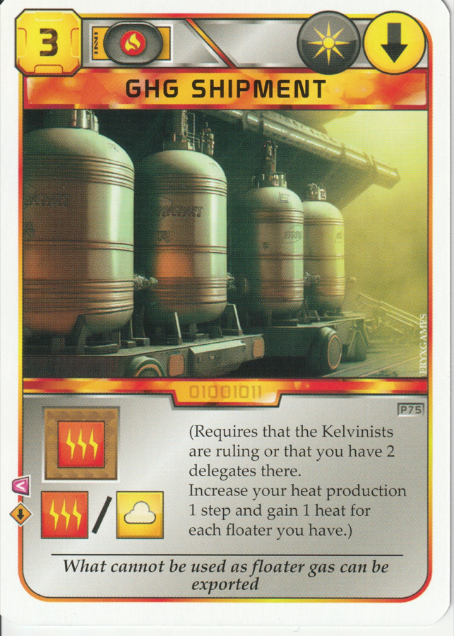 GHG Shipment
