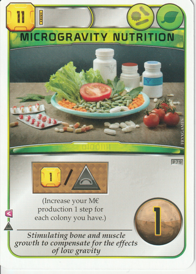 Microgravity Nutrition