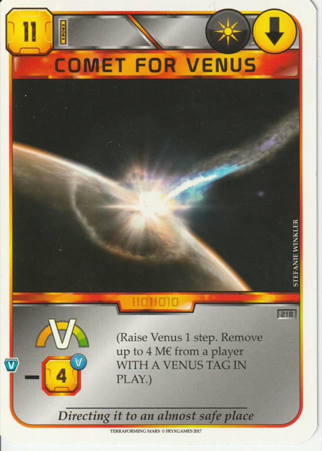 Comet for Venus