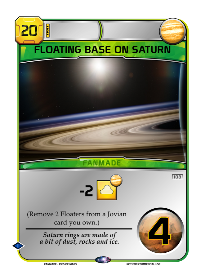 Floating Base on Saturn