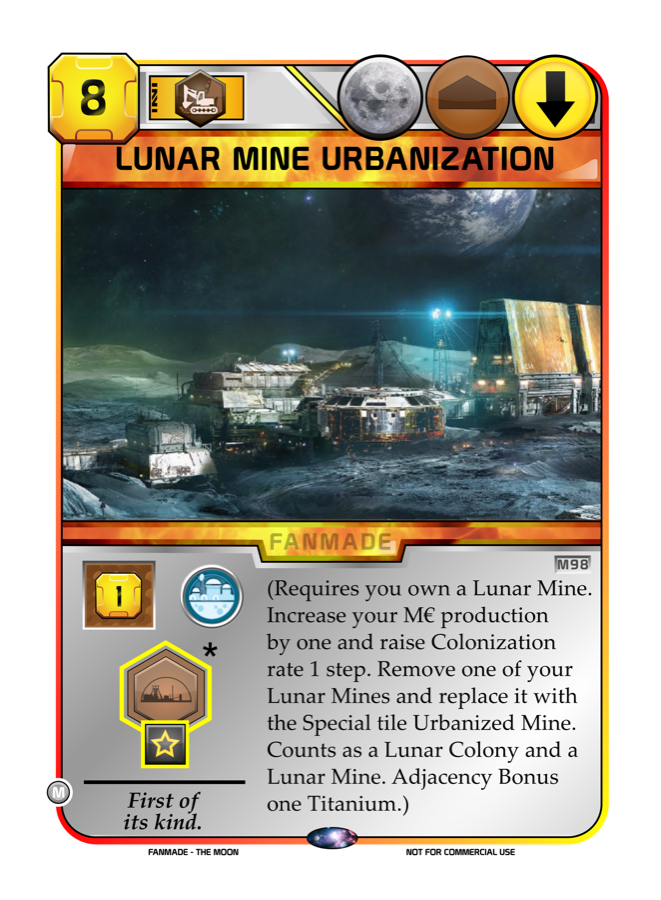 Lunar Mine Urbanization