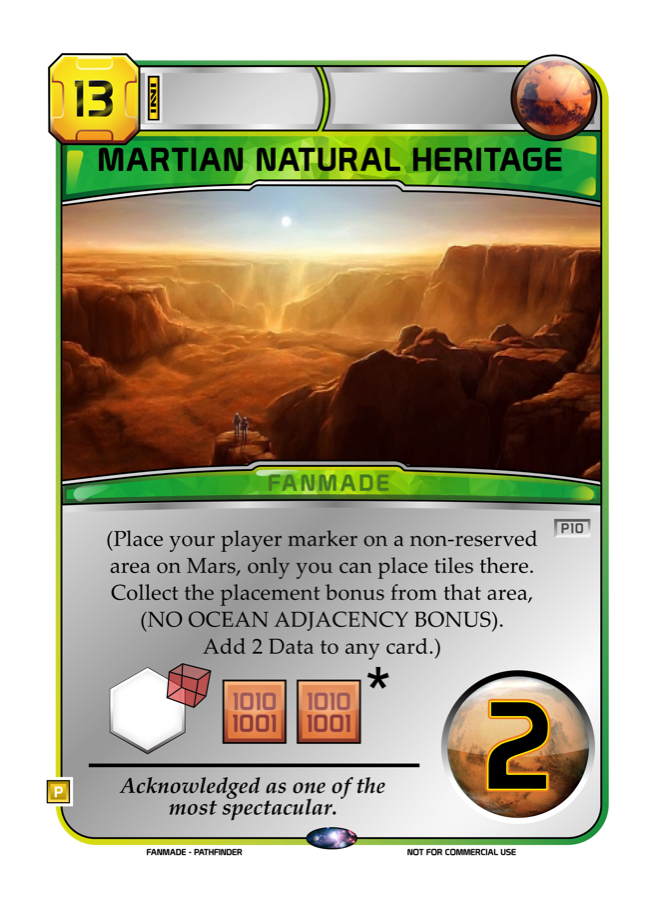 Martian Natural Heritage