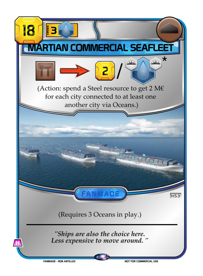 Martian Commercial Seafleet