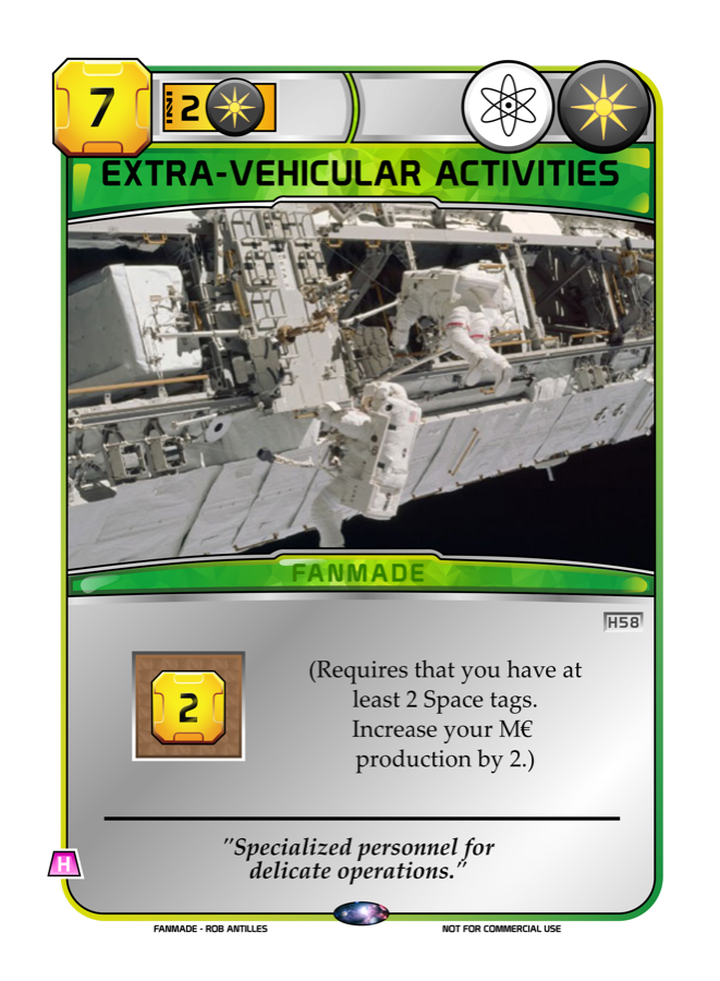 Extra-Vehicular Activities